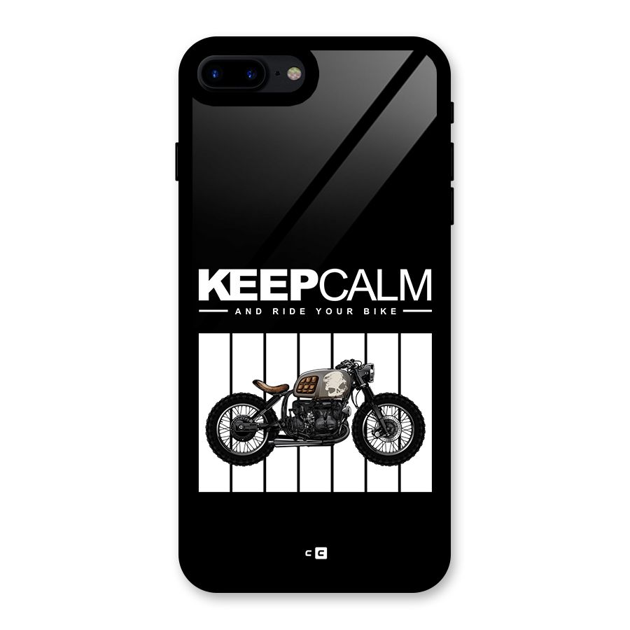 Keeps Calm Glass Back Case for iPhone 8 Plus
