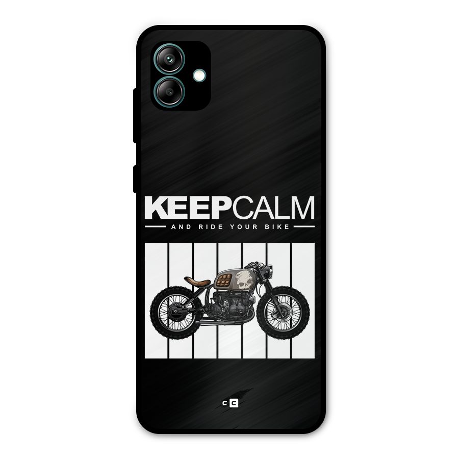 Keeps Calm Metal Back Case for Galaxy A04