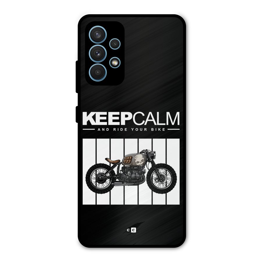 Keeps Calm Metal Back Case for Galaxy A32