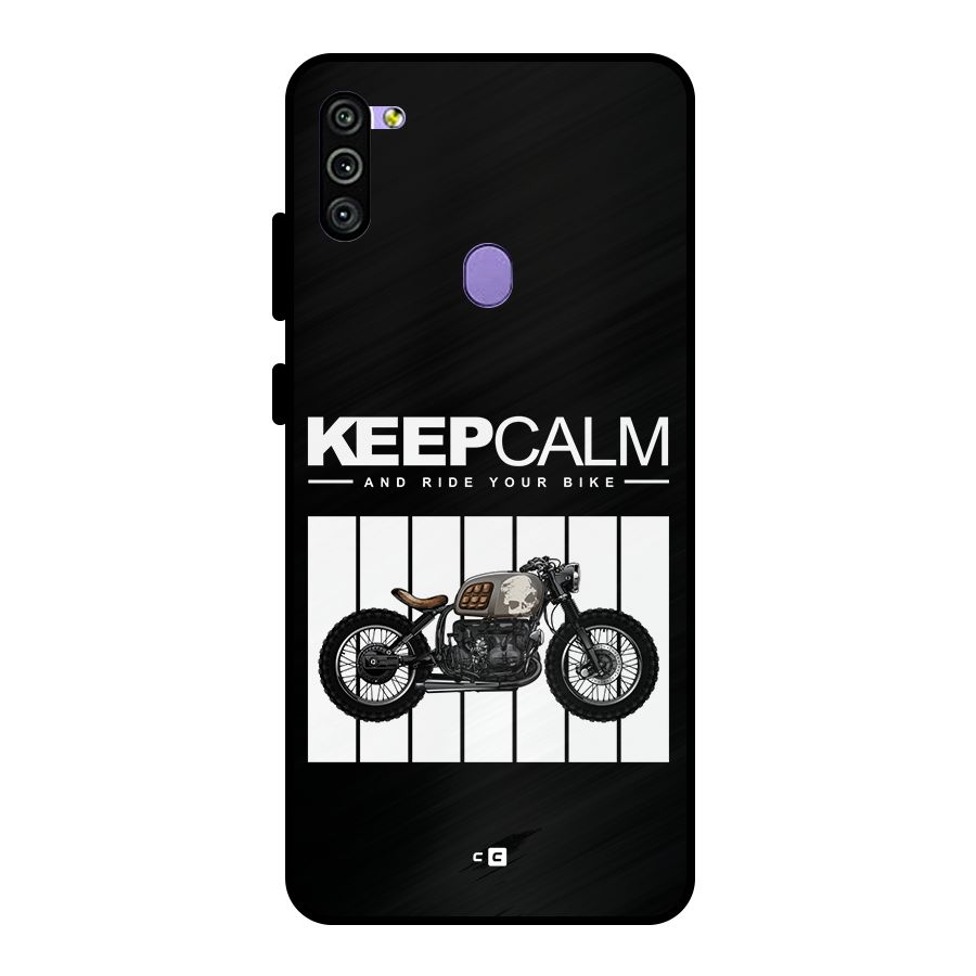 Keeps Calm Metal Back Case for Galaxy M11