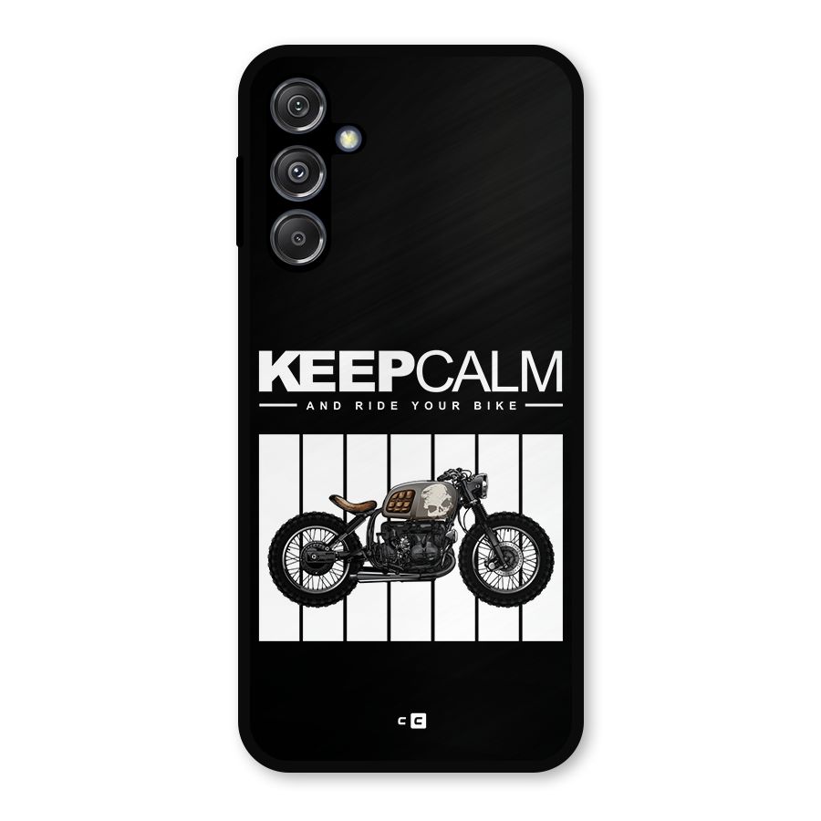 Keeps Calm Metal Back Case for Galaxy M34 5G