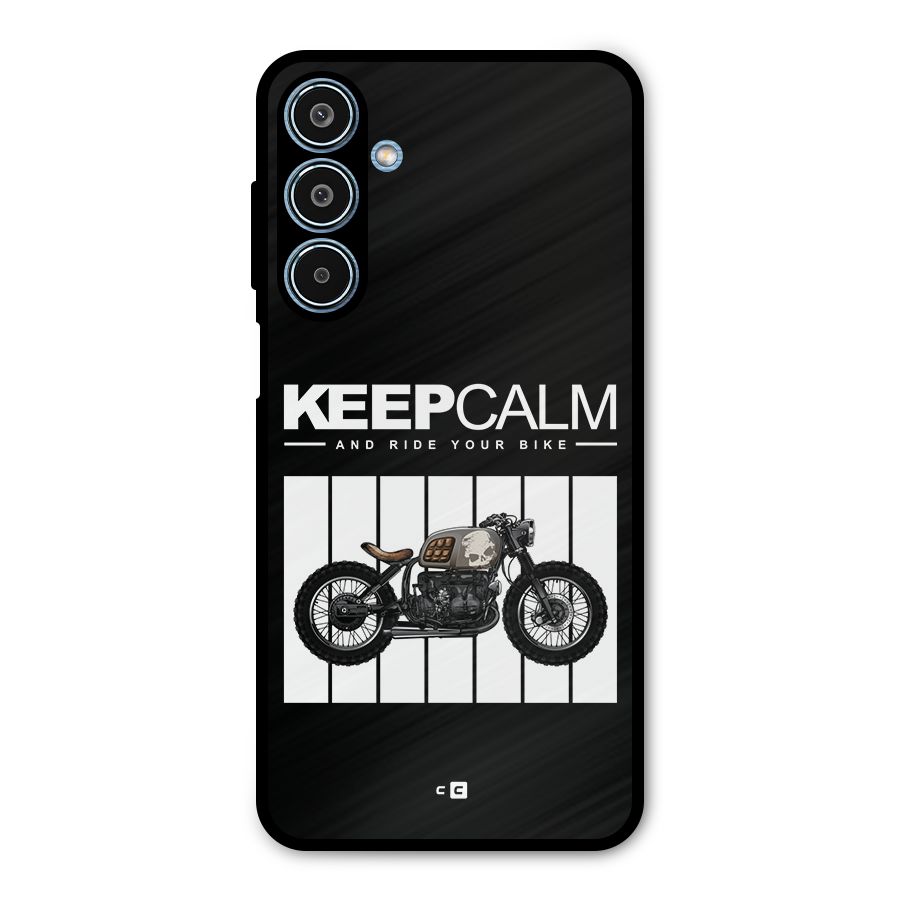 Keeps Calm Metal Back Case for Galaxy M35
