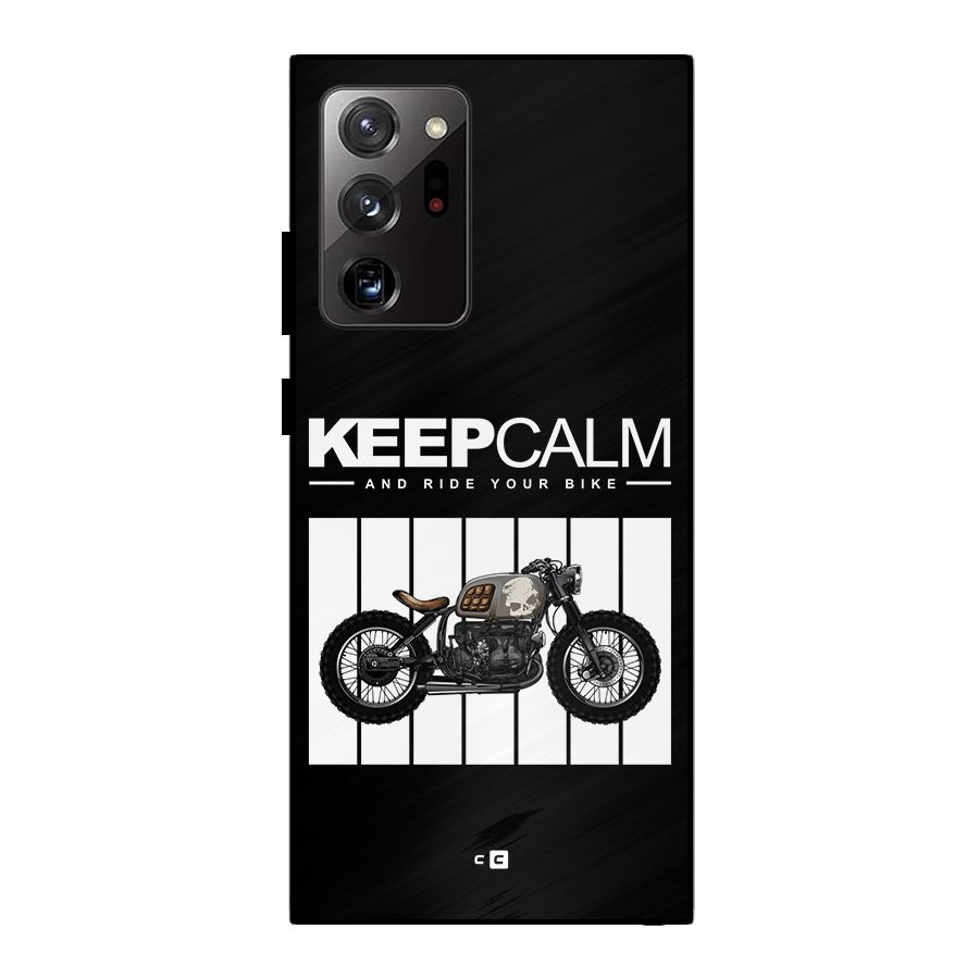 Keeps Calm Metal Back Case for Galaxy Note 20 Ultra 5G