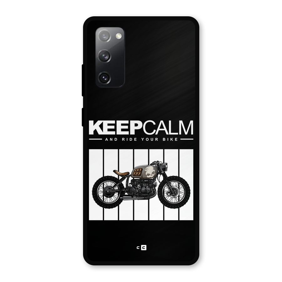 Keeps Calm Metal Back Case for Galaxy S20 FE 5G