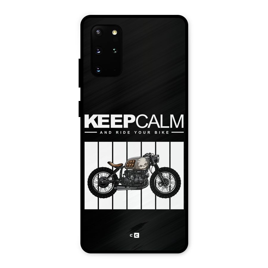 Keeps Calm Metal Back Case for Galaxy S20 Plus