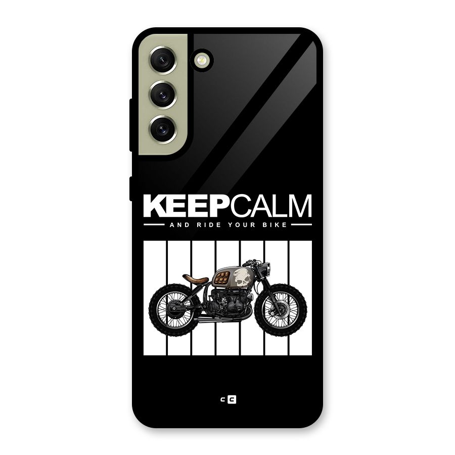 Keeps Calm Metal Back Case for Galaxy S21 FE 5G (2023)