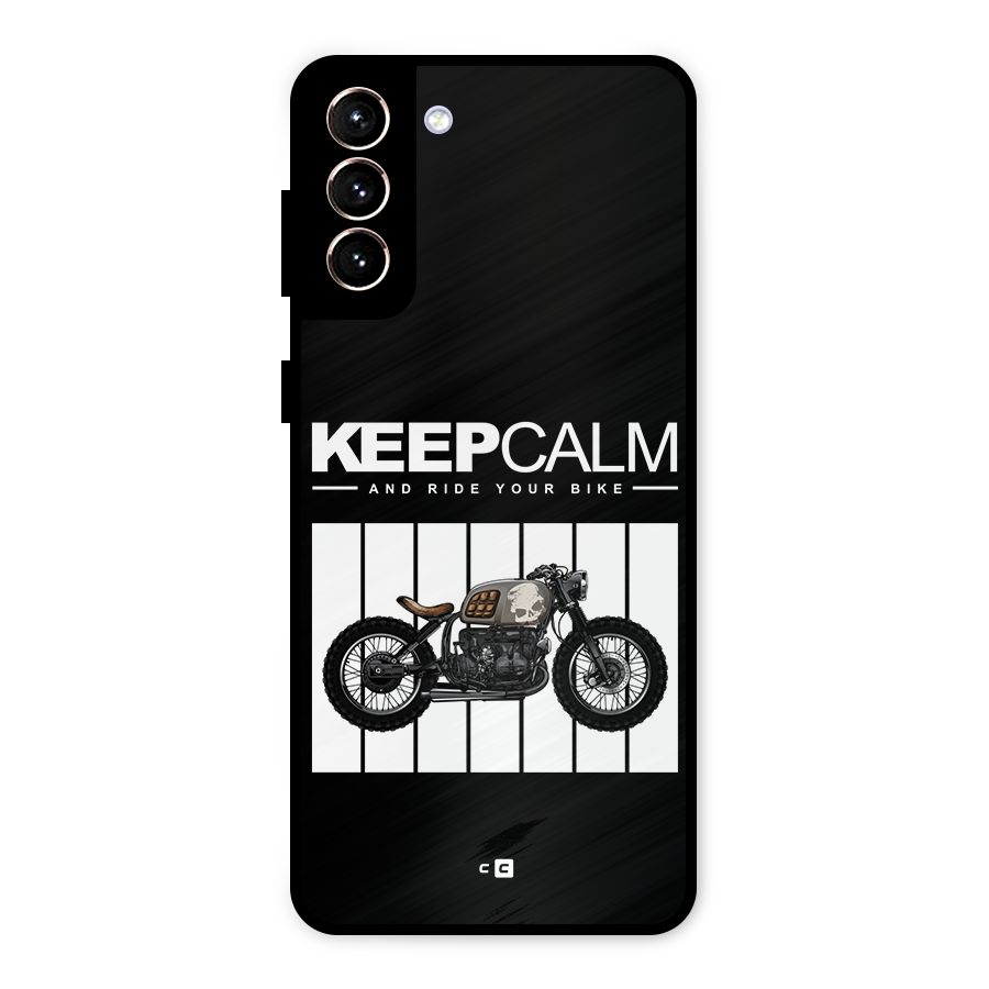 Keeps Calm Metal Back Case for Galaxy S21 Plus