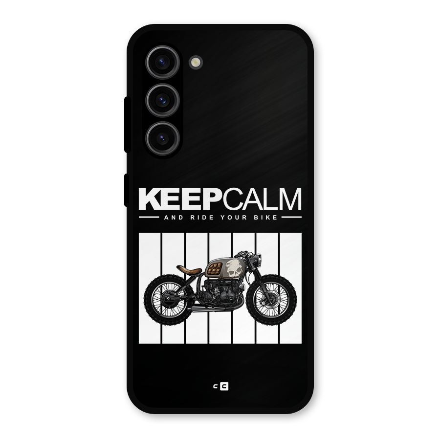 Keeps Calm Metal Back Case for Galaxy S23