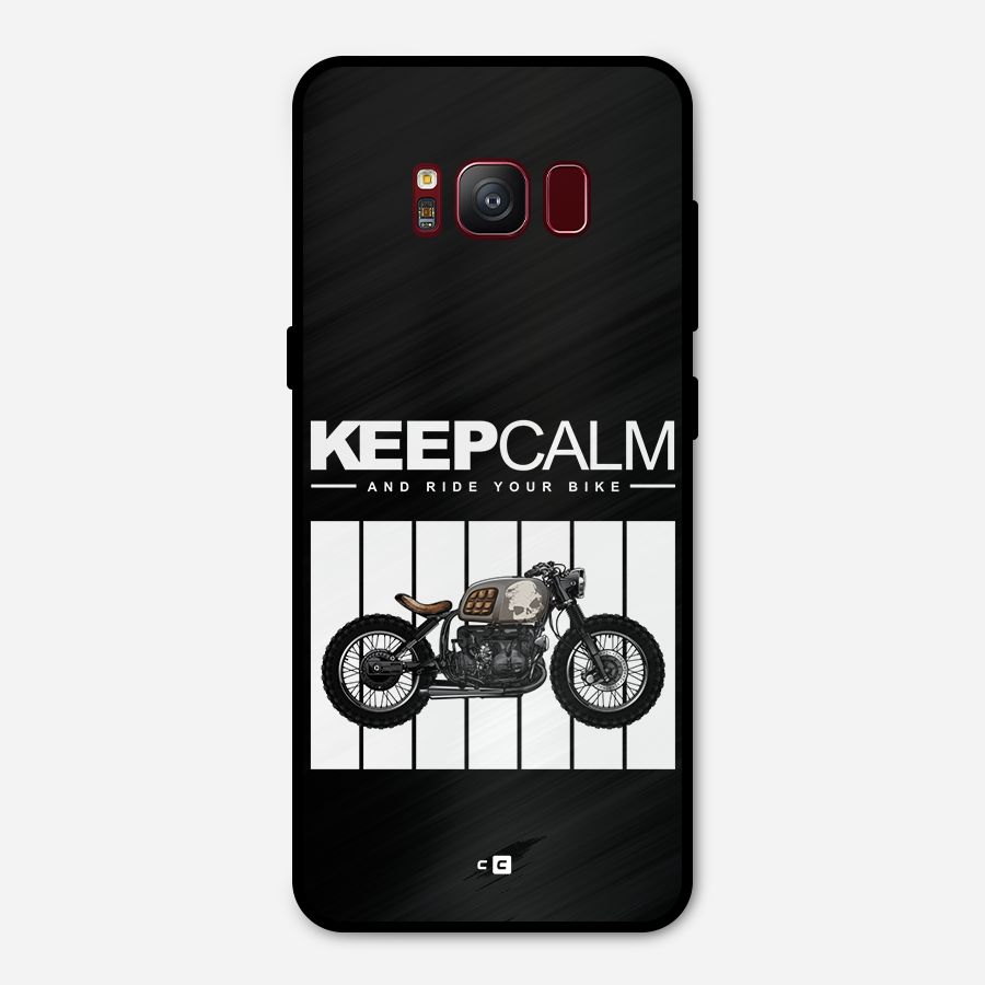 Keeps Calm Metal Back Case for Galaxy S8