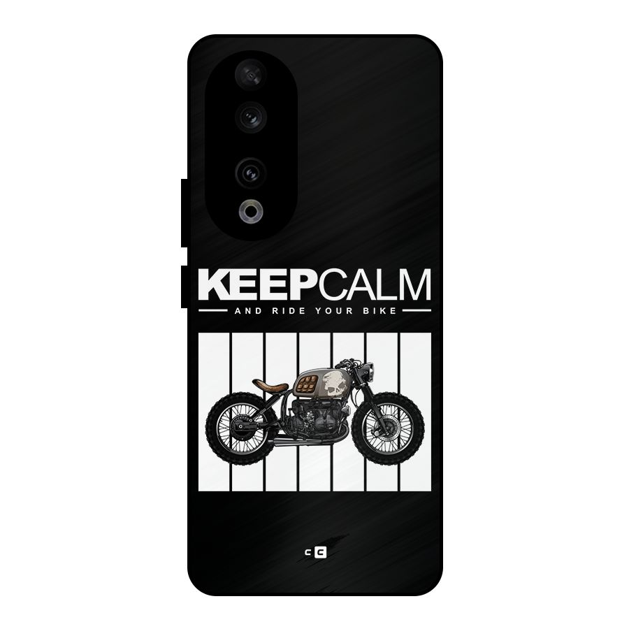 Keeps Calm Metal Back Case for Honor 90