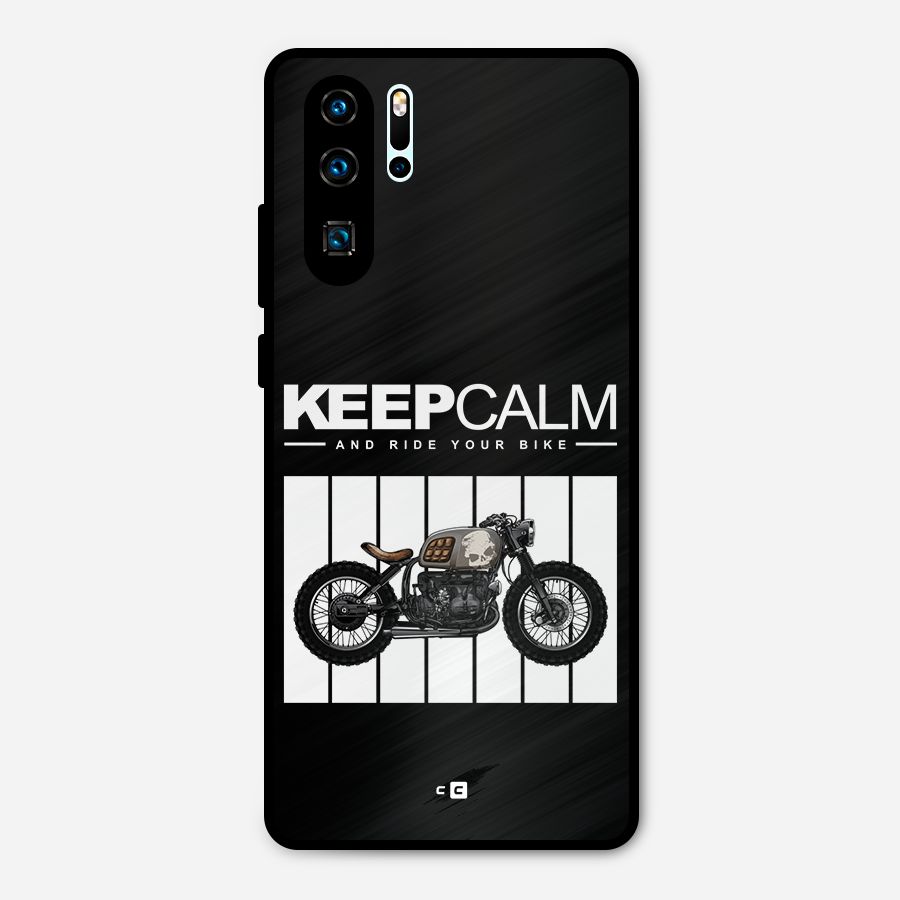 Keeps Calm Metal Back Case for Huawei P30 Pro