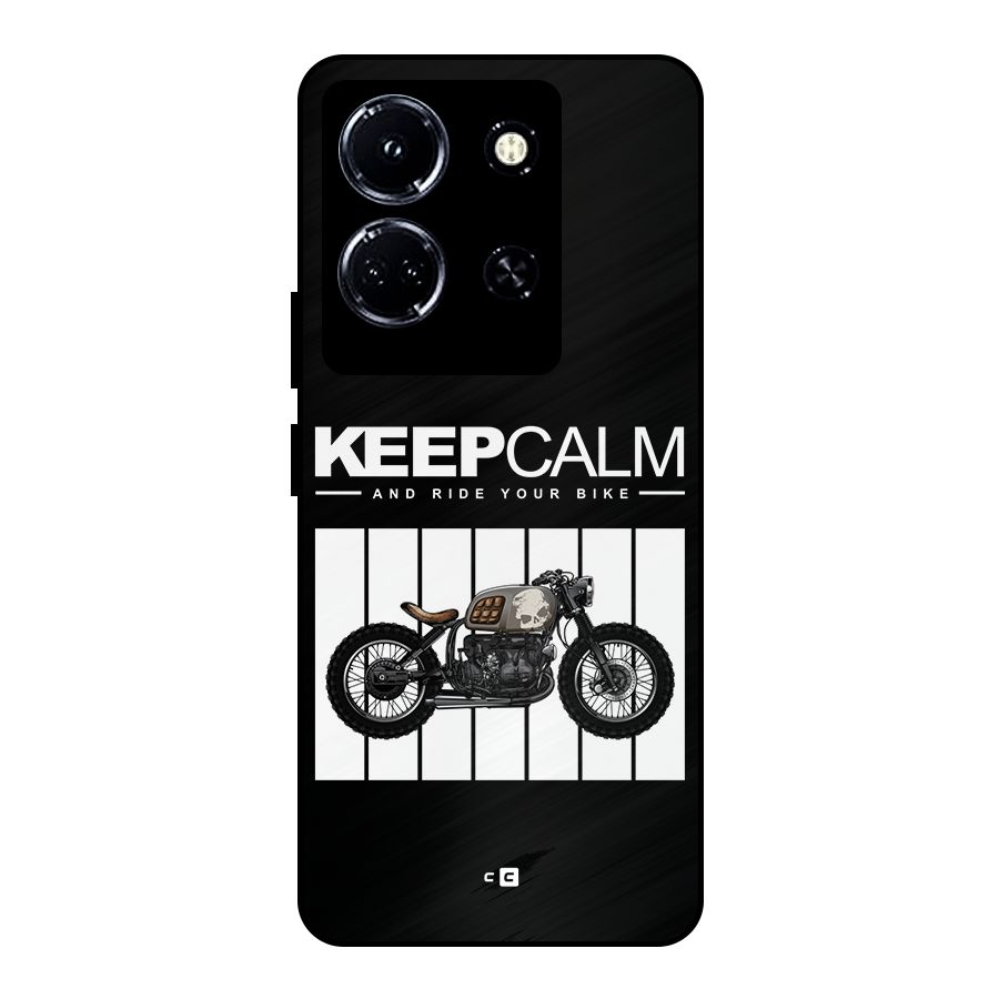 Keeps Calm Metal Back Case for Infinix Note 30 5G