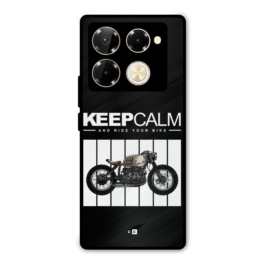 Keeps Calm Metal Back Case for Infinix Note 40 Pro