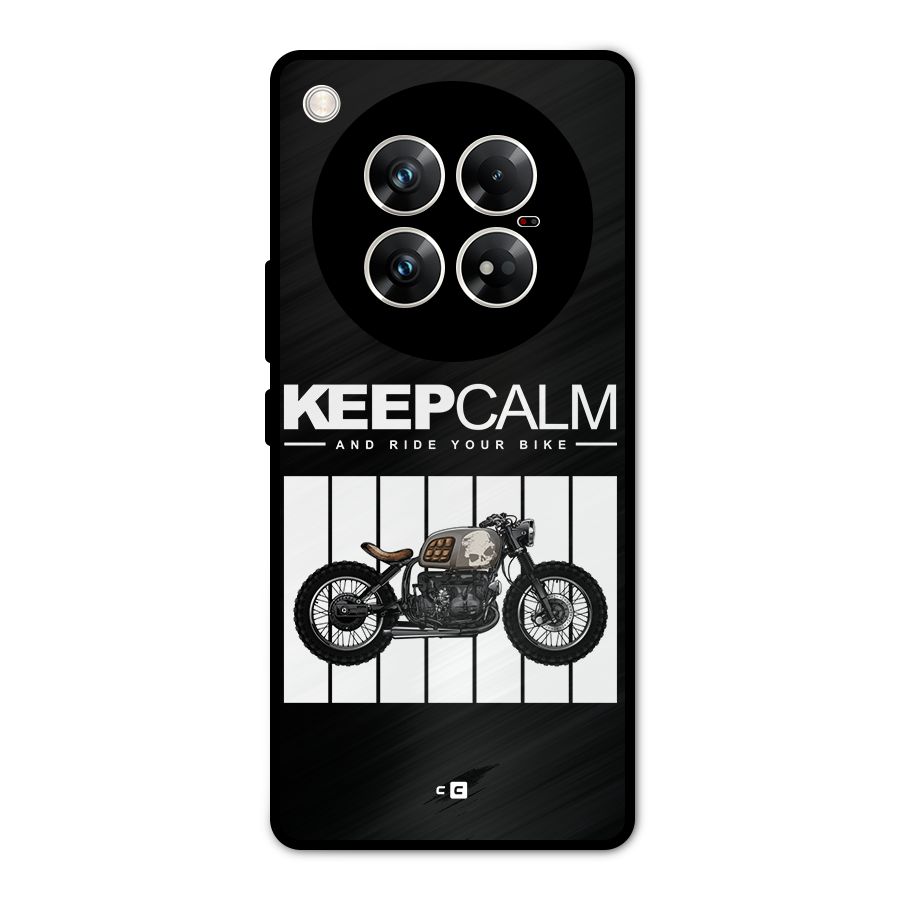 Keeps Calm Metal Back Case for Infinix Zero 40 5G