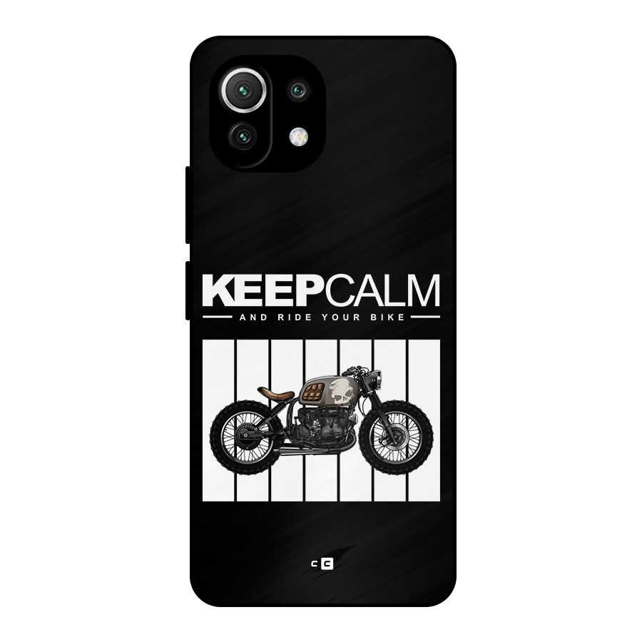 Keeps Calm Metal Back Case for Mi 11 Lite NE 5G