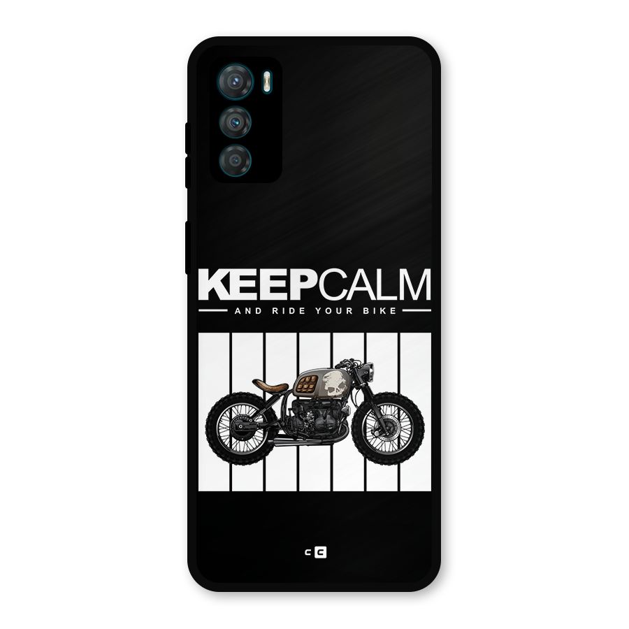 Keeps Calm Metal Back Case for Moto G42