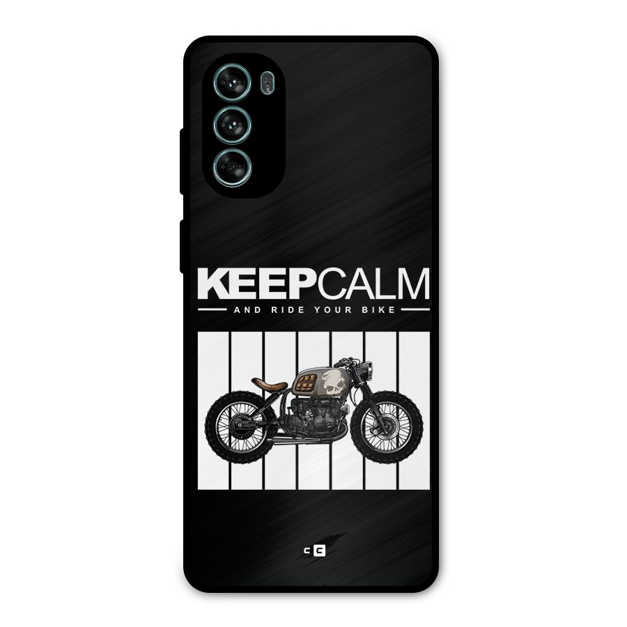 Keeps Calm Metal Back Case for Moto G62