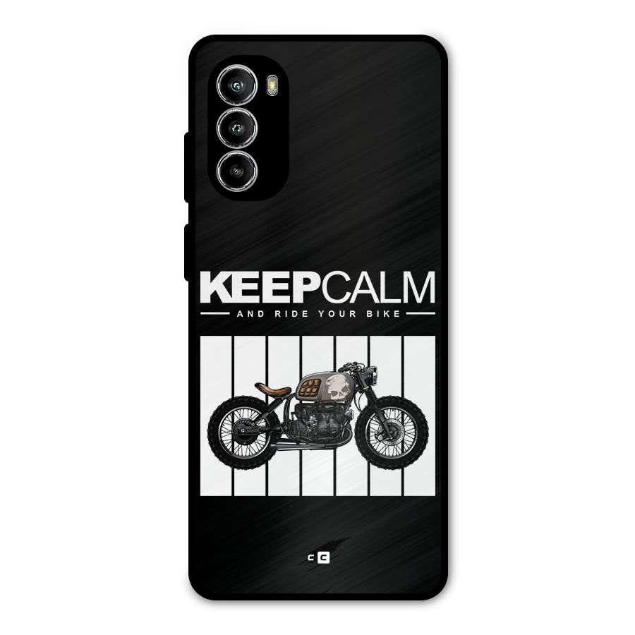 Keeps Calm Metal Back Case for Moto G82