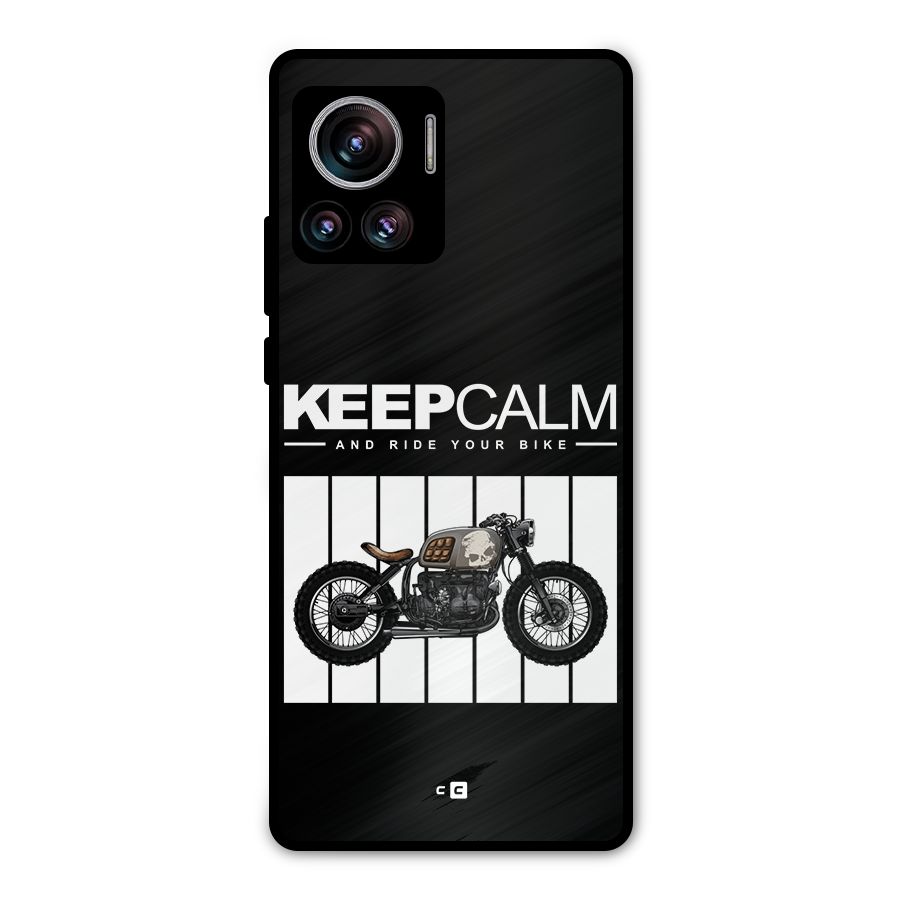 Keeps Calm Metal Back Case for Motorola Edge 30 Ultra