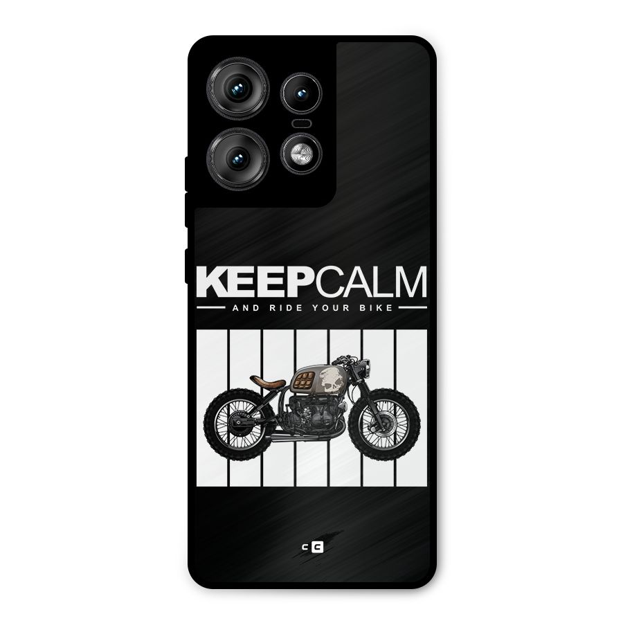 Keeps Calm Metal Back Case for Motorola Edge 50 Pro