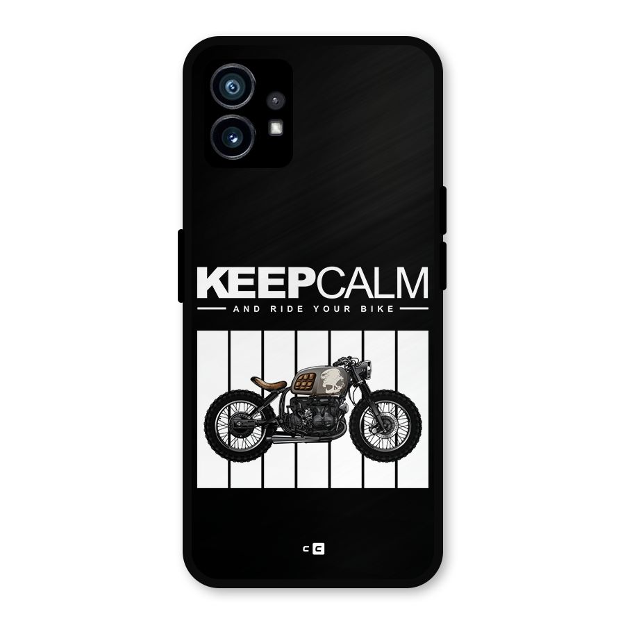 Keeps Calm Metal Back Case for Nothing Phone 1