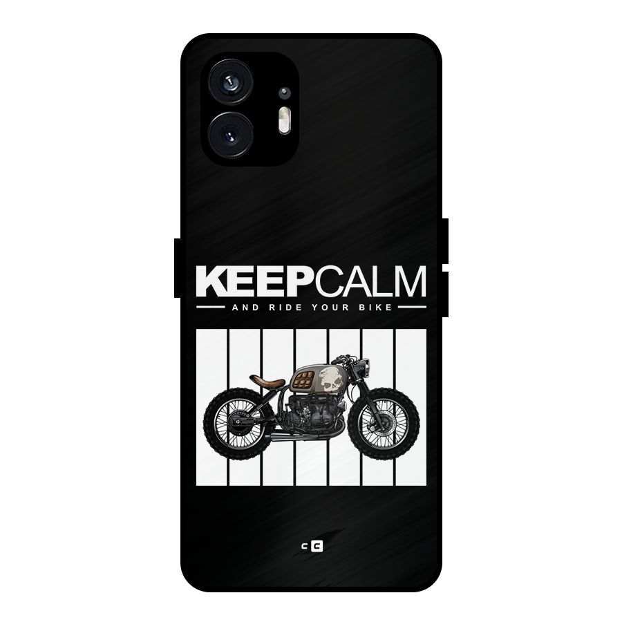 Keeps Calm Metal Back Case for Nothing Phone 2