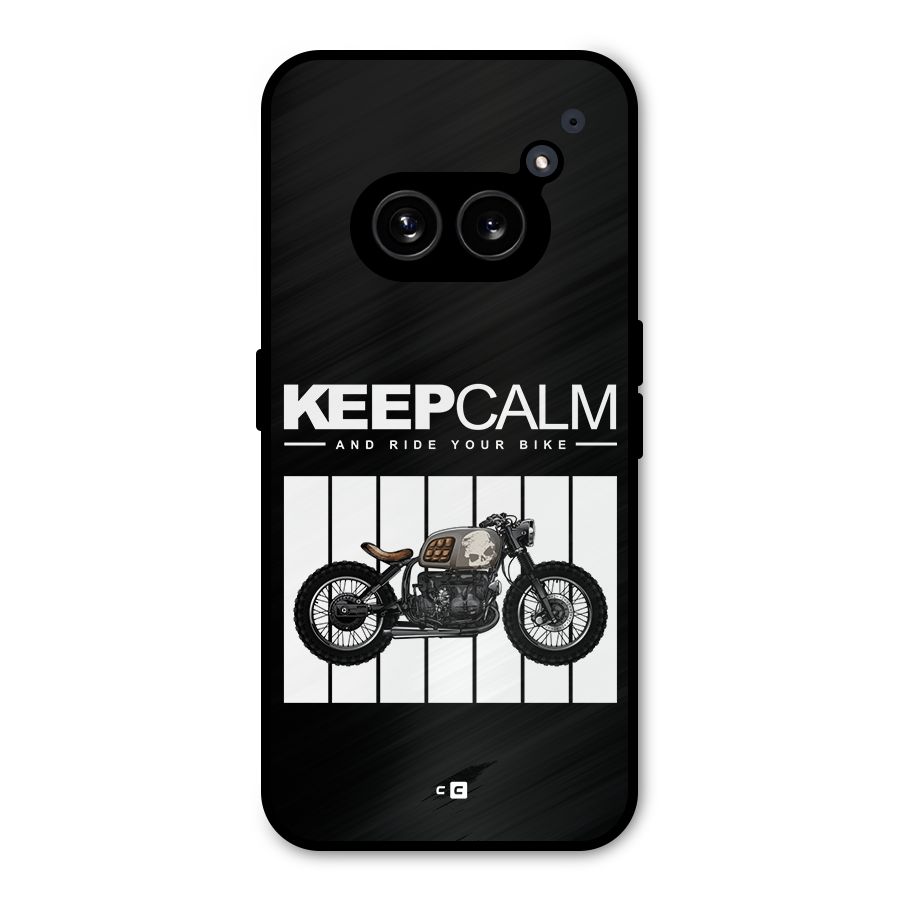 Keeps Calm Metal Back Case for Nothing Phone 2a Plus