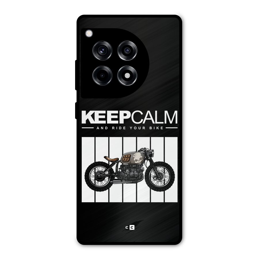 Keeps Calm Metal Back Case for OnePlus 12R