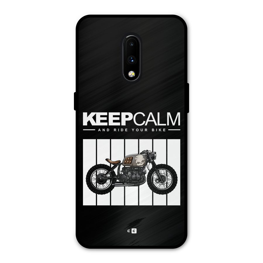 Keeps Calm Metal Back Case for OnePlus 7