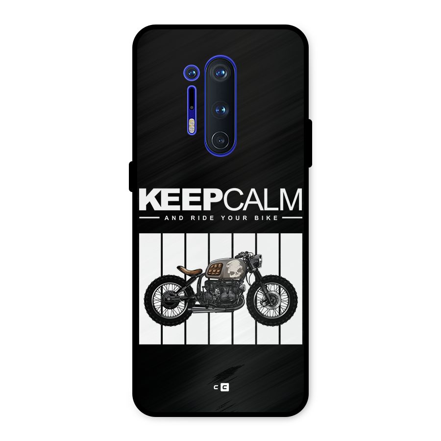 Keeps Calm Metal Back Case for OnePlus 8 Pro