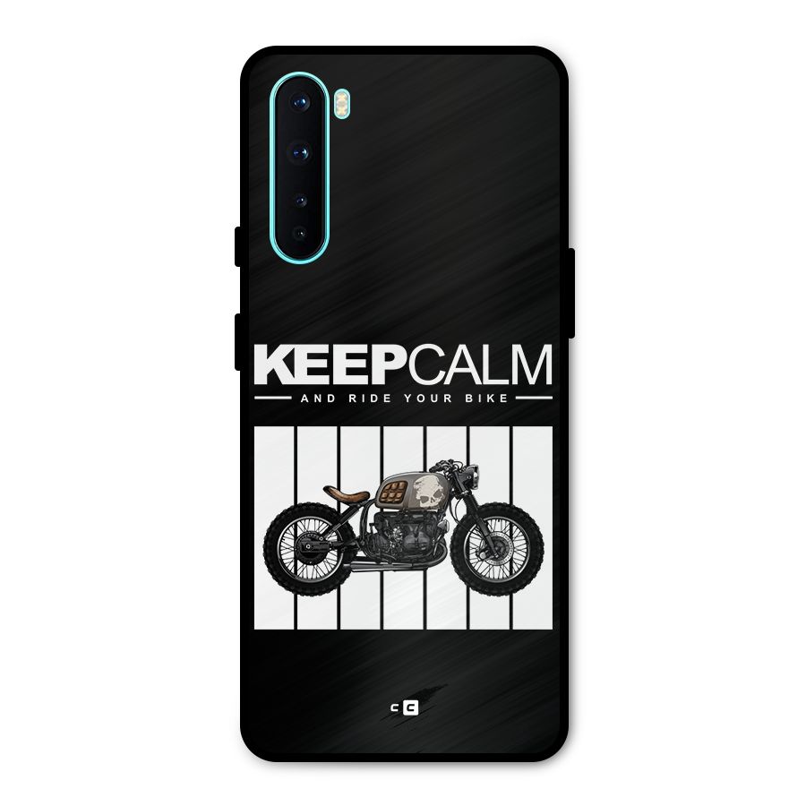 Keeps Calm Metal Back Case for OnePlus Nord