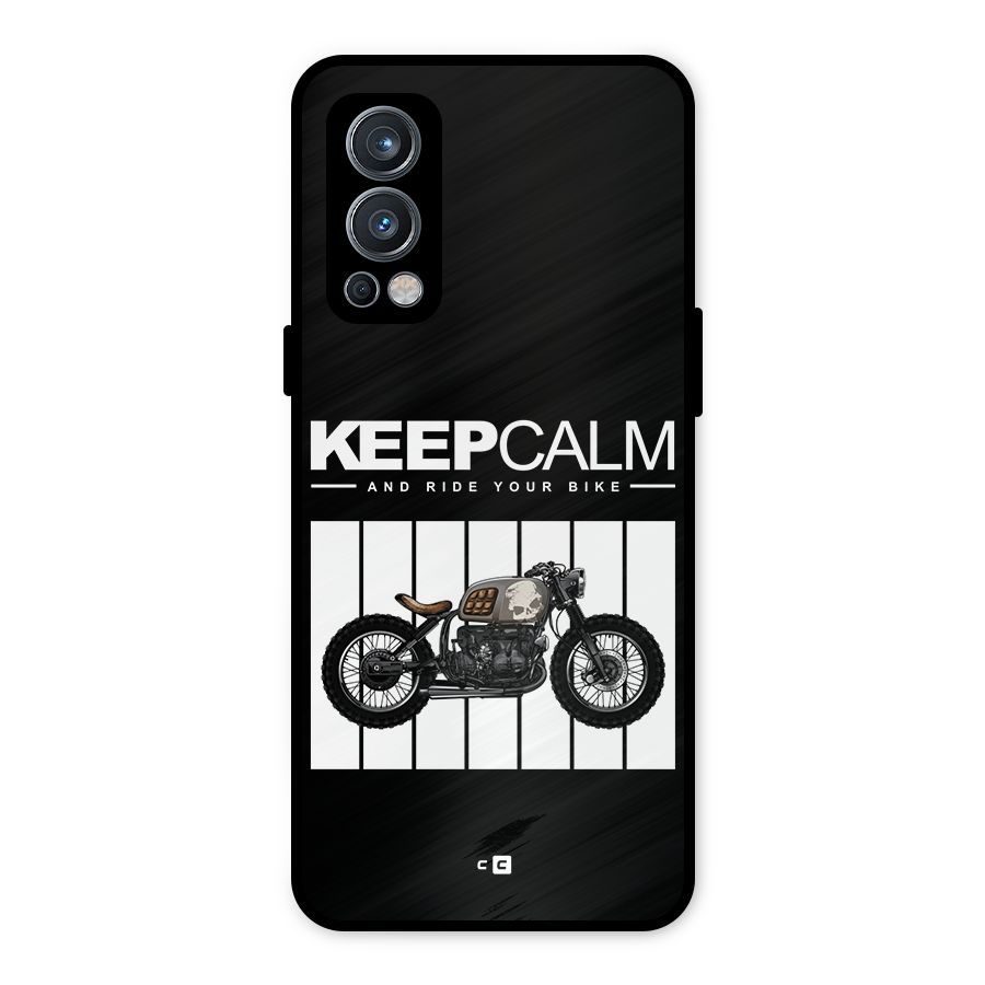 Keeps Calm Metal Back Case for OnePlus Nord 2 5G