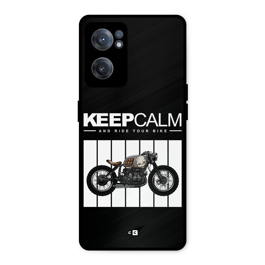 Keeps Calm Metal Back Case for OnePlus Nord CE 2 5G