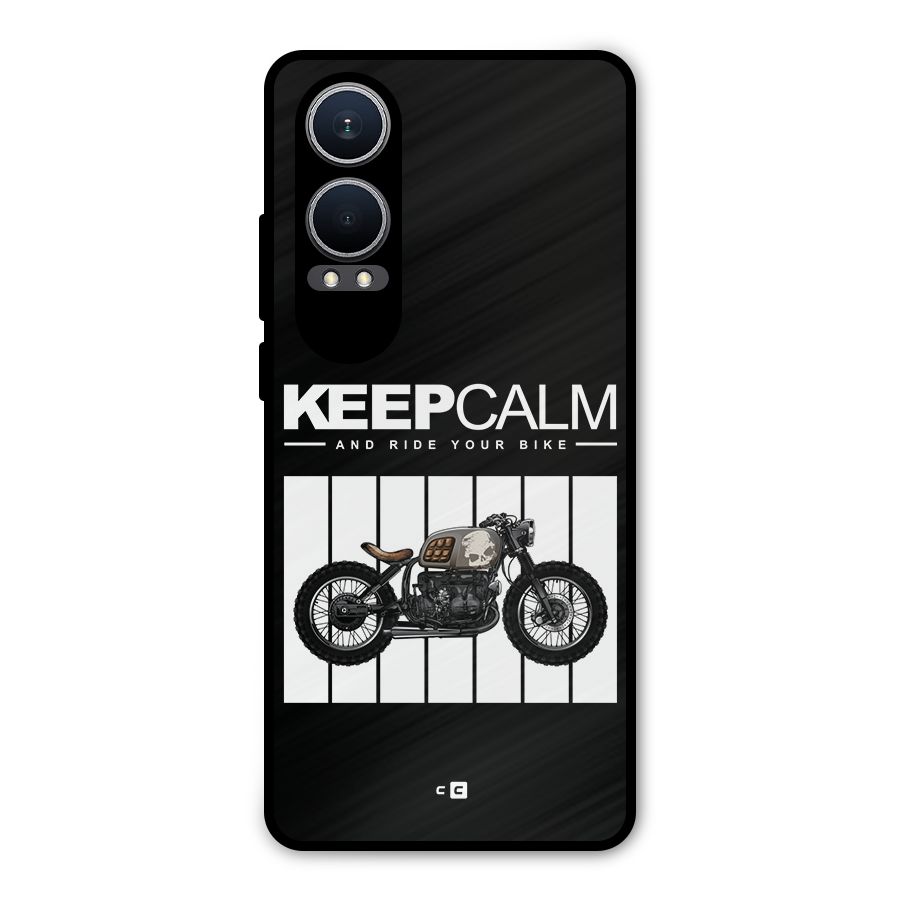 Keeps Calm Metal Back Case for OnePlus Nord CE4 Lite