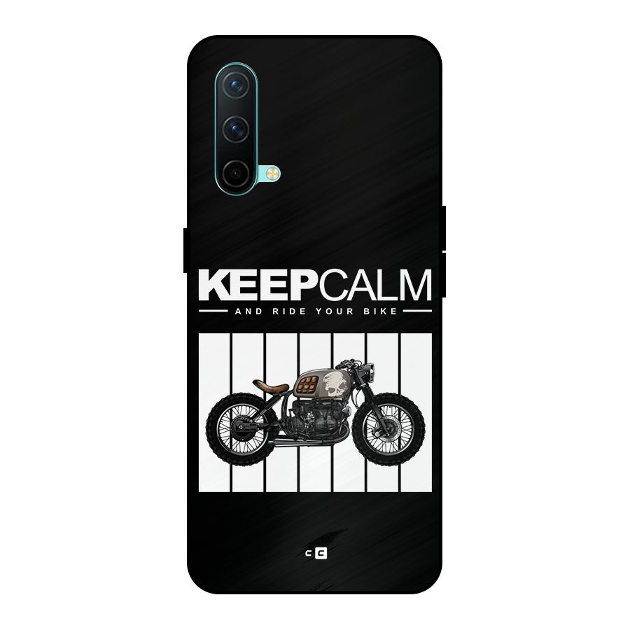 Keeps Calm Metal Back Case for OnePlus Nord CE 5G