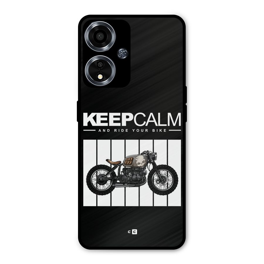 Keeps Calm Metal Back Case for Oppo A59