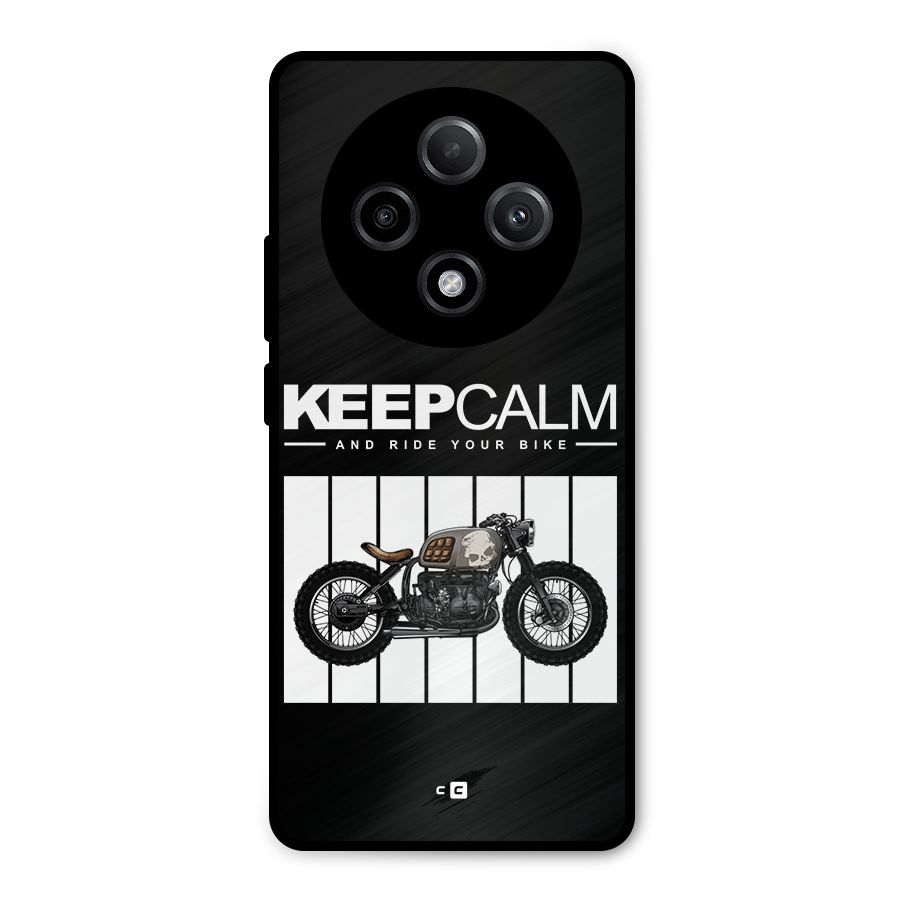 Keeps Calm Metal Back Case for Oppo F27 Pro Plus