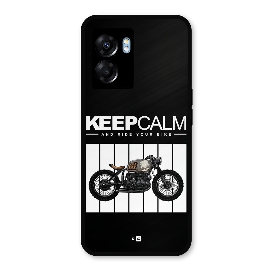 Keeps Calm Metal Back Case for Oppo K10 (5G)