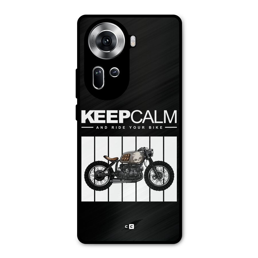 Keeps Calm Metal Back Case for Oppo Reno11 5G