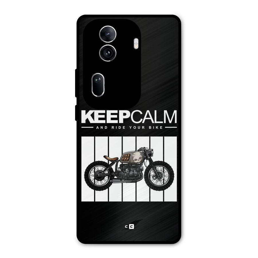Keeps Calm Metal Back Case for Oppo Reno11 Pro 5G