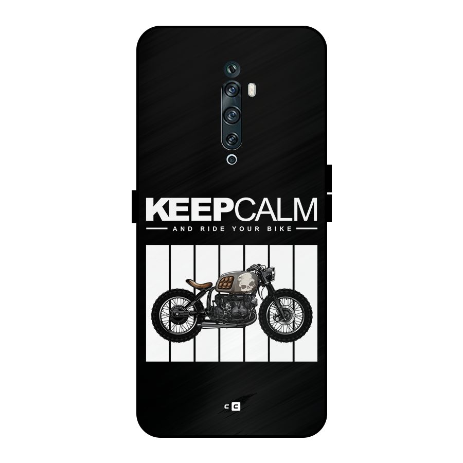 Keeps Calm Metal Back Case for Oppo Reno2 Z