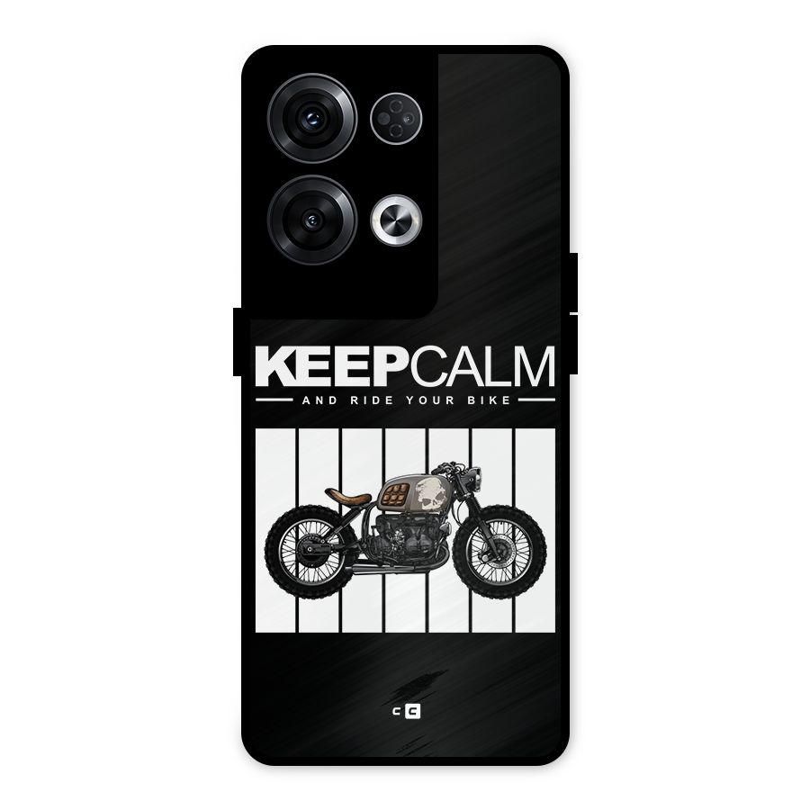 Keeps Calm Metal Back Case for Oppo Reno8 Pro 5G