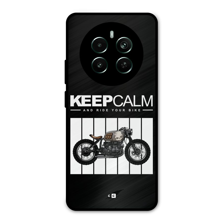 Keeps Calm Metal Back Case for Realme 12 Plus