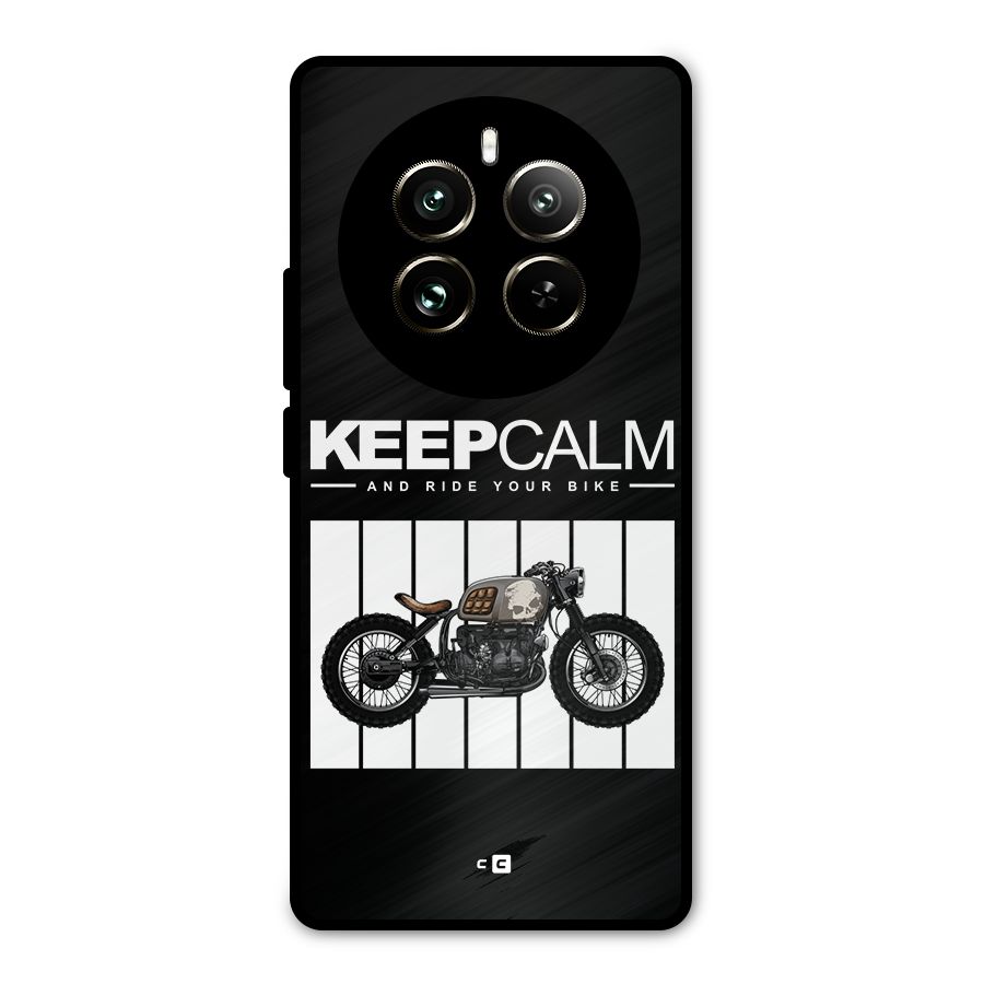 Keeps Calm Metal Back Case for Realme 12 Pro