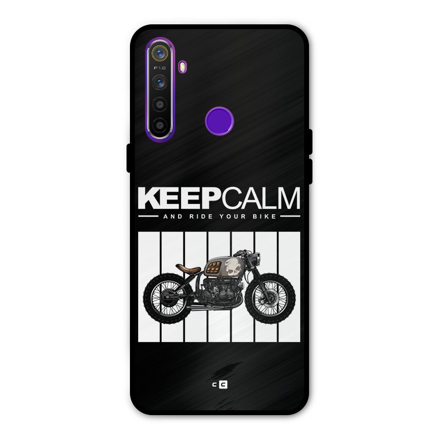 Keeps Calm Metal Back Case for Realme 5i