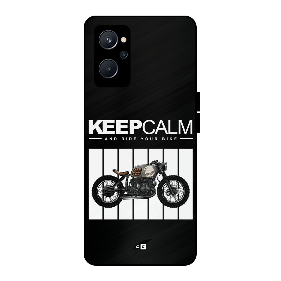 Keeps Calm Metal Back Case for Realme 9i 5G
