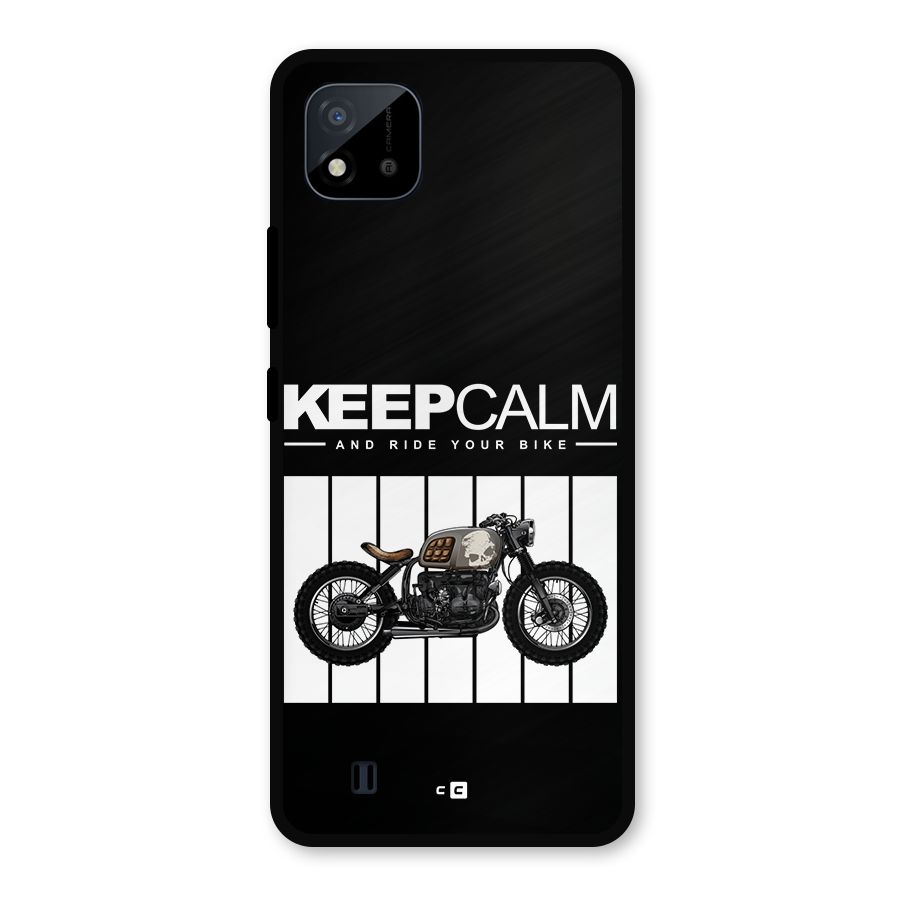 Keeps Calm Metal Back Case for Realme C11 2021