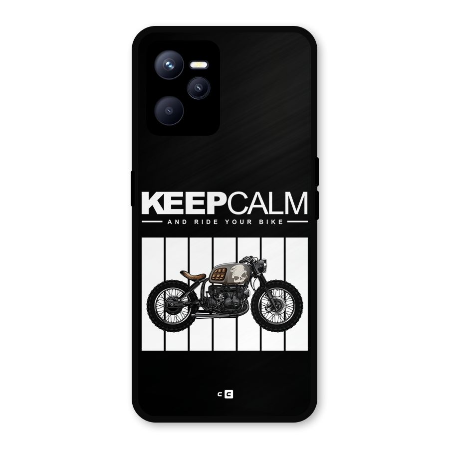 Keeps Calm Metal Back Case for Realme C35