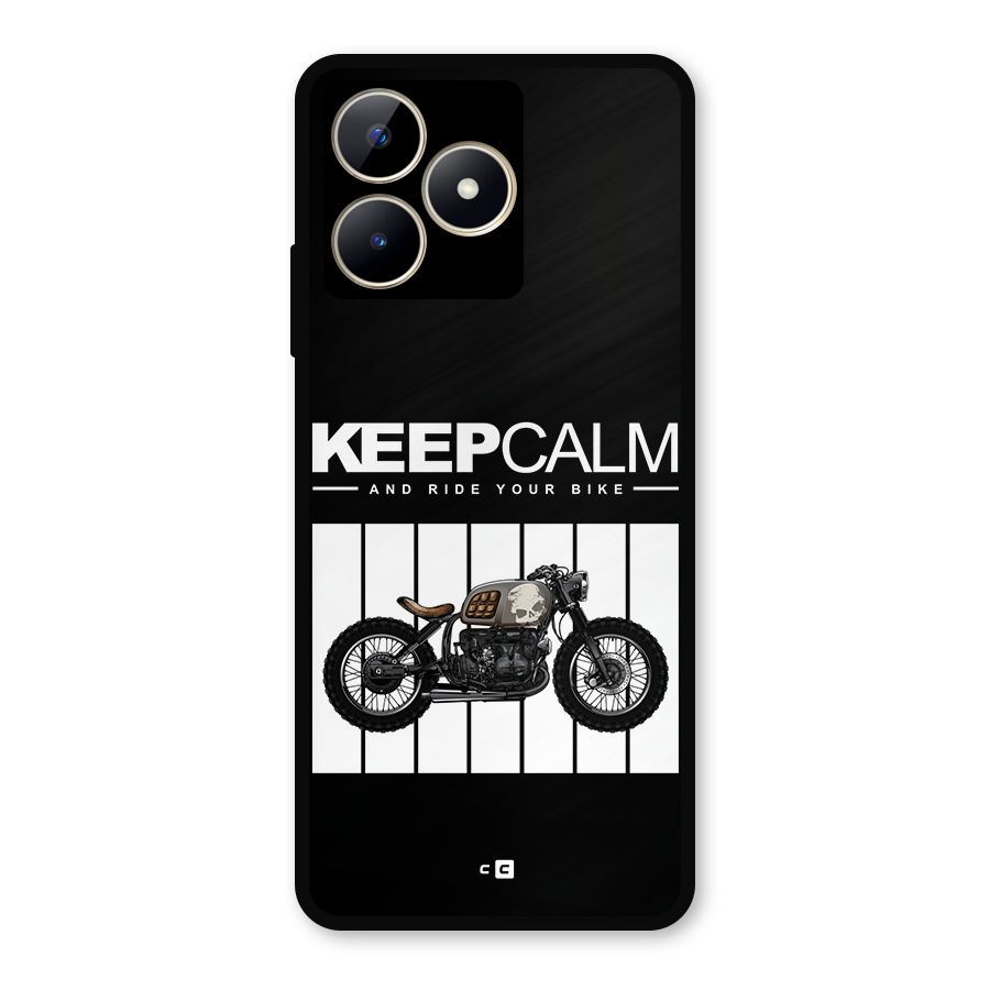 Keeps Calm Metal Back Case for Realme C53