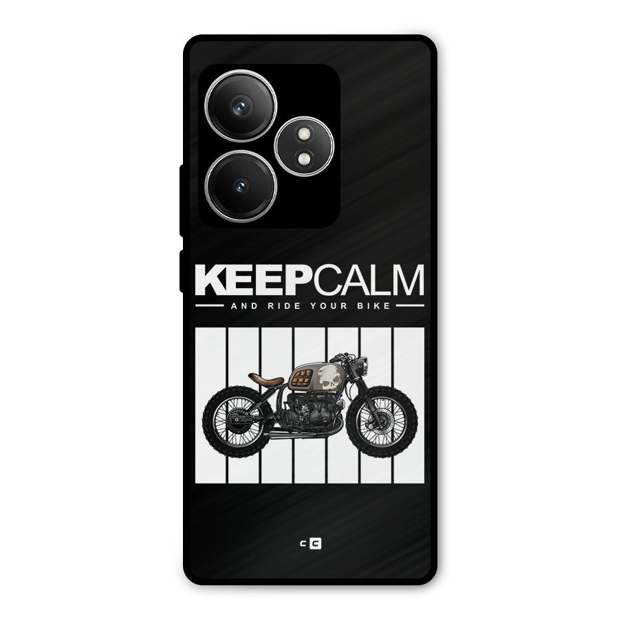 Keeps Calm Metal Back Case for Realme GT 6T